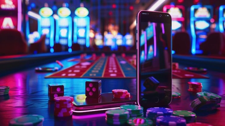 tompel slot app screens on iOS and Android showing live casino gameplay